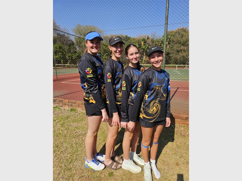 Four Marais Viljoen girls helped lead the school’s Girls’ A-team to a first-place finish at the Buffelspoort Prestige Tournament.