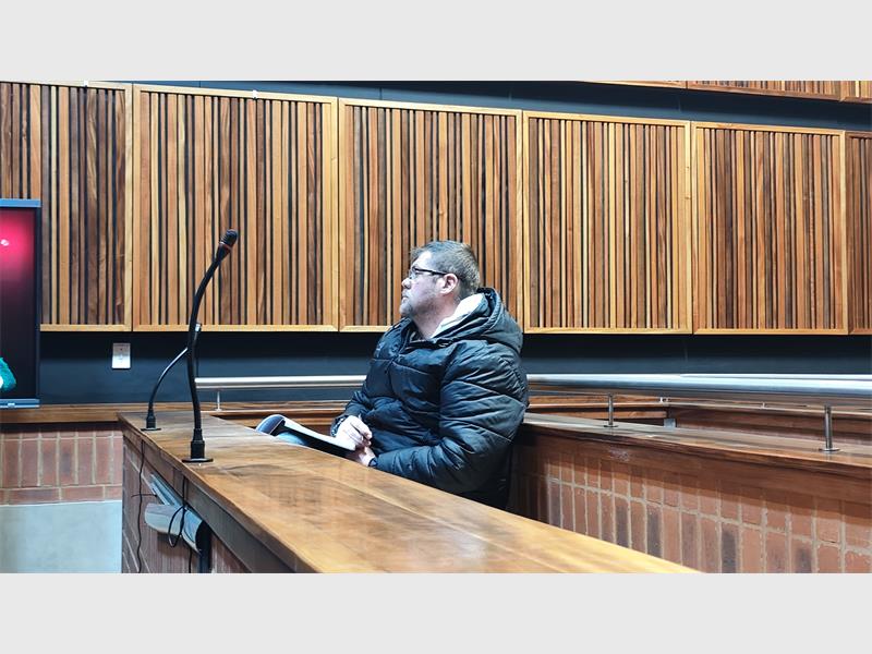 The court heard how the neighbour searched for Ruandré, believing he was hiding, before finding him unresponsive on a bed. Later, sensitive questions put to Natasha Stapelberg forced the remainder of her cross-examination off the public record.