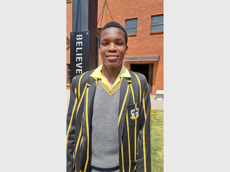 The 17-year-old sprinter has been balancing athletics with matric while training three times a week and preparing for his next major competition in September.