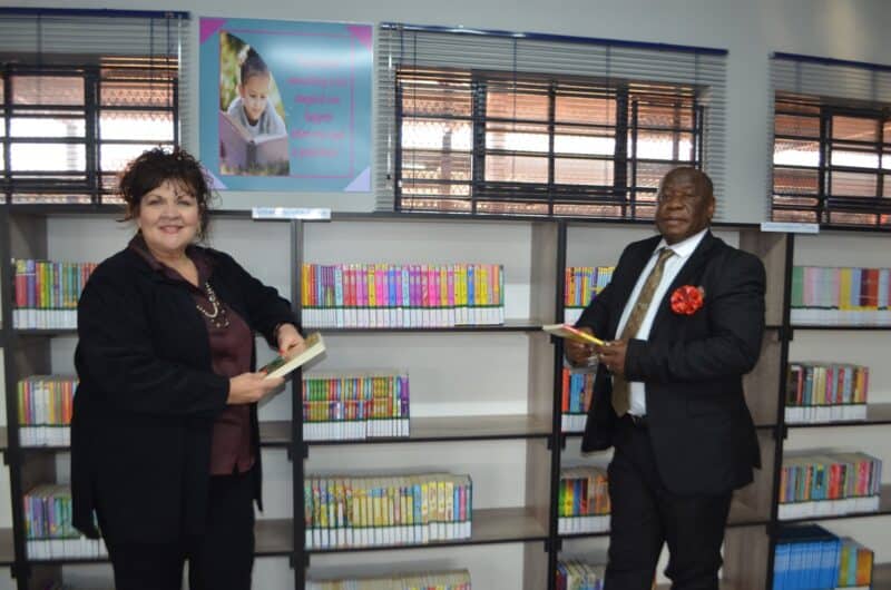 The new facility features two reading rooms, more than 7,000 books and internet access, giving Vosloorus learners greater opportunities to improve their literacy and academic performance.