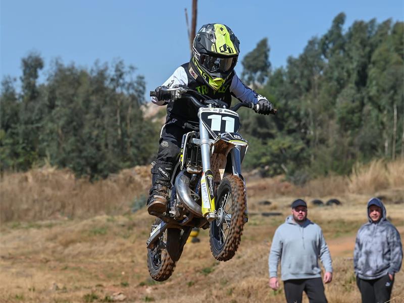 A nine-year-old motocross sensation from Meyersdal has overcome a broken arm to earn his Protea colours in Namibia and target the Junior Worlds.