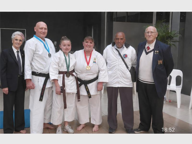 Three academy athletes claimed medals in kata, while two instructors were recognised for their contributions to karate and martial arts in South Africa.