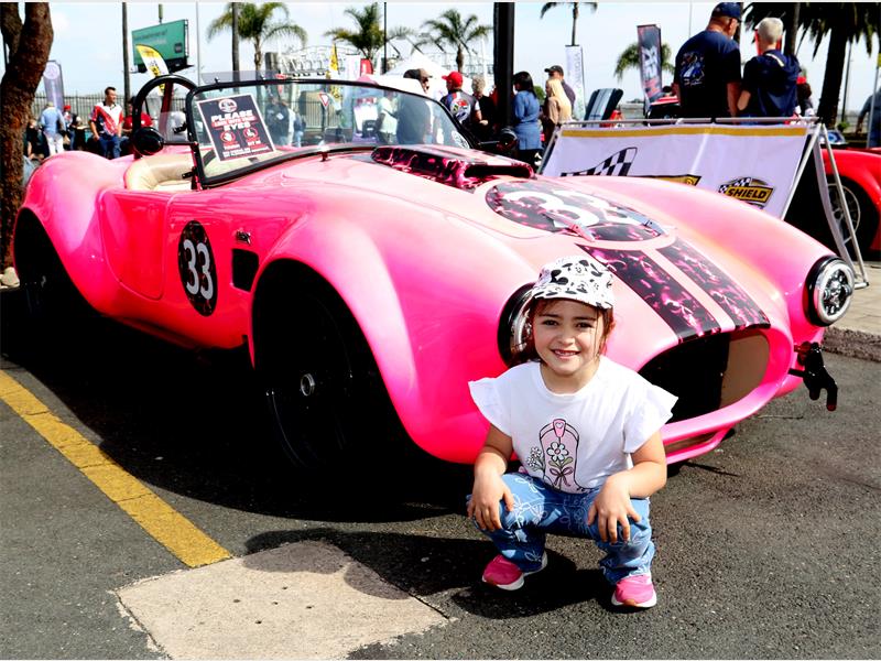 Leon du Toit and Jason Nieuwoudt were among more than 50 Cobra owners who showcased their original and replica sports cars at the motoring celebration.