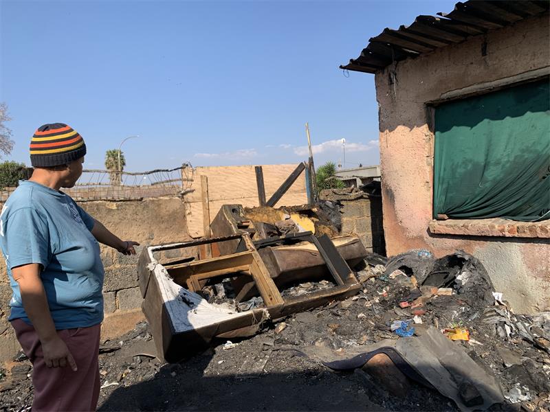 A family of six has been left homeless and without belongings following a devastating blaze in Eden Park.