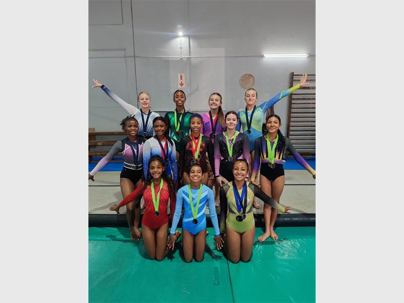 The team recorded 22 apparatus medals, six overall medals and 83 top-10 finishes at the 2026 National Championships in Centurion.