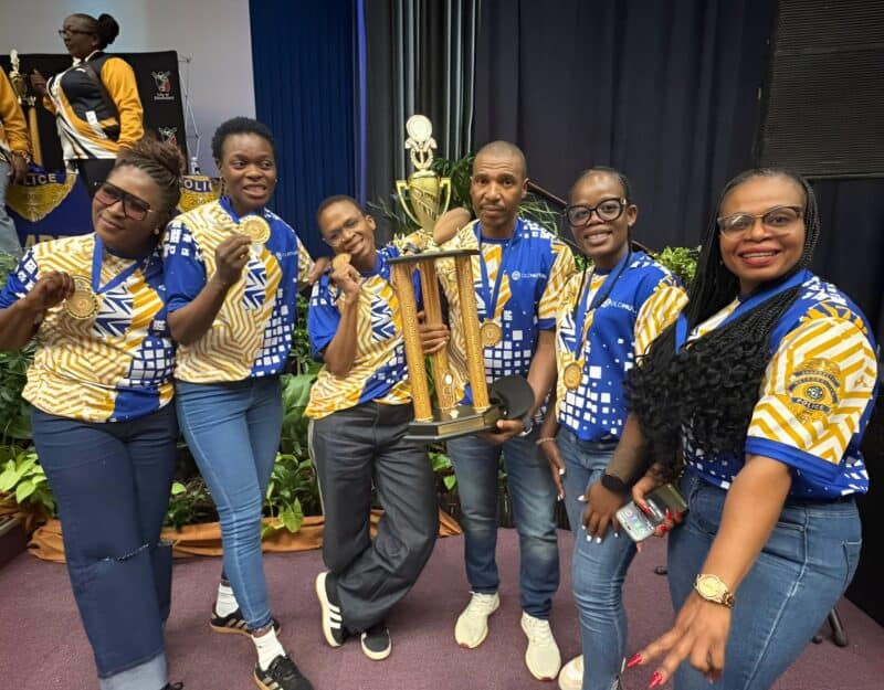 The team received the overall award for its performance across sporting codes at the games hosted in Alberton.