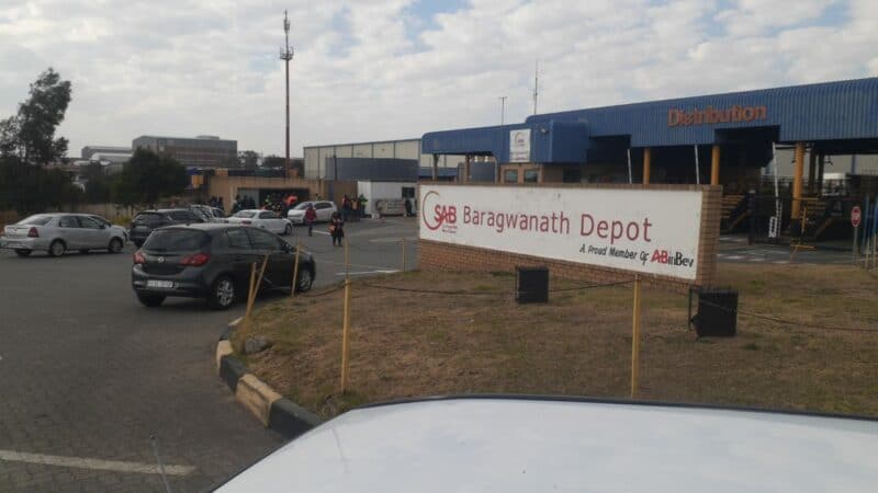 Depot workers were evacuated as part of an emergency drill, while the cause of the fire remains unknown.