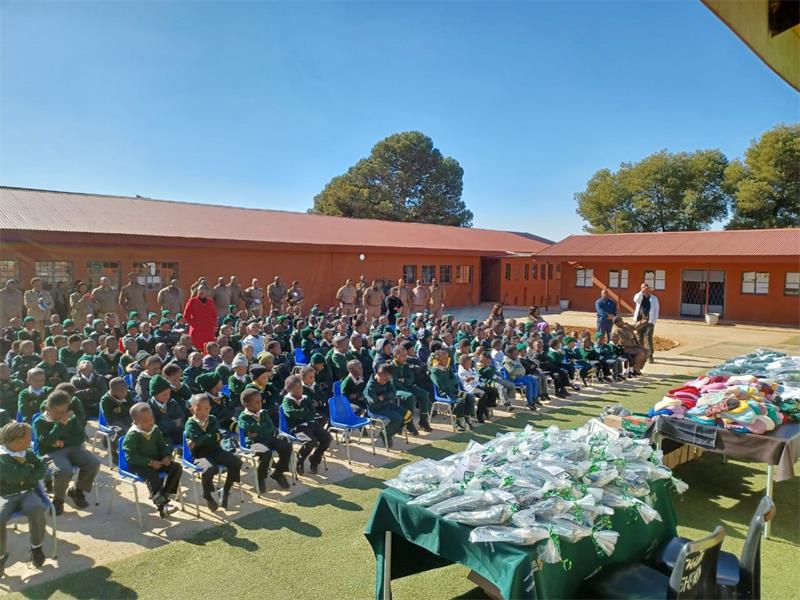 Thaba Tshehlo Primary learners won’t suffer from winter blues.