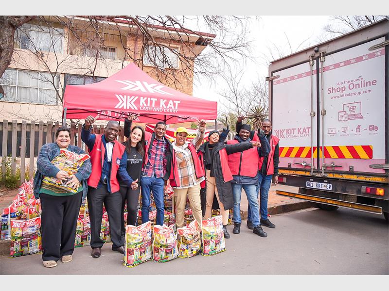 Merchants of Light fed 2 410 people and distributed 400 grocery hampers with Kit Kat Cash and Carry.