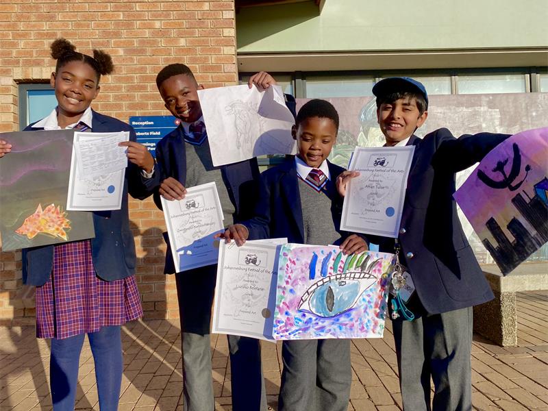 The learners wowed the judges and audience with their standout art pieces.