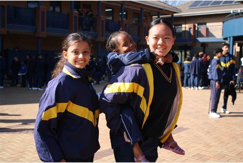 From hopscotch to jumping castles, Marist Brothers Linmeyer’s learners guided and cared for 180 young guests.