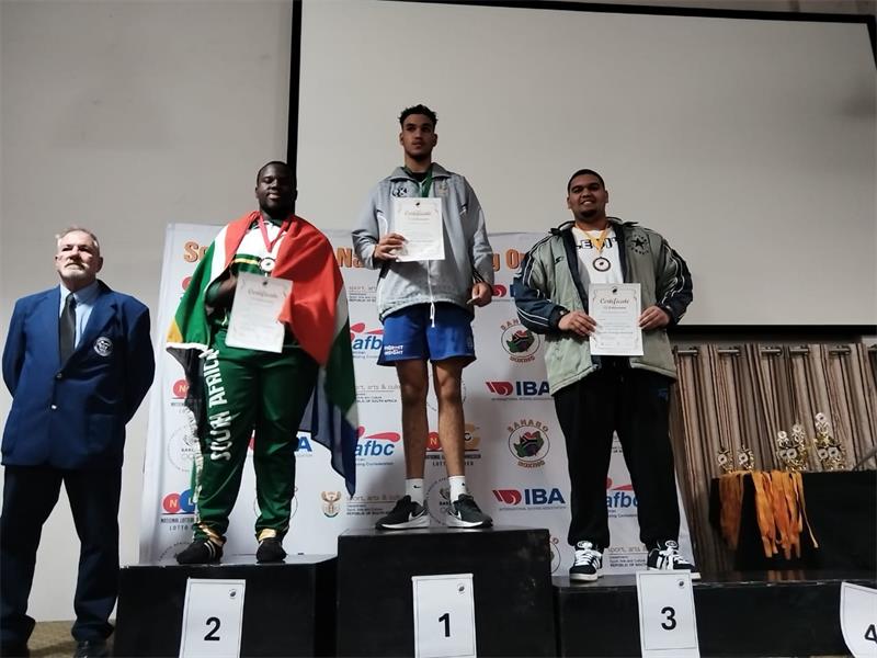 A boxer is on the rise.