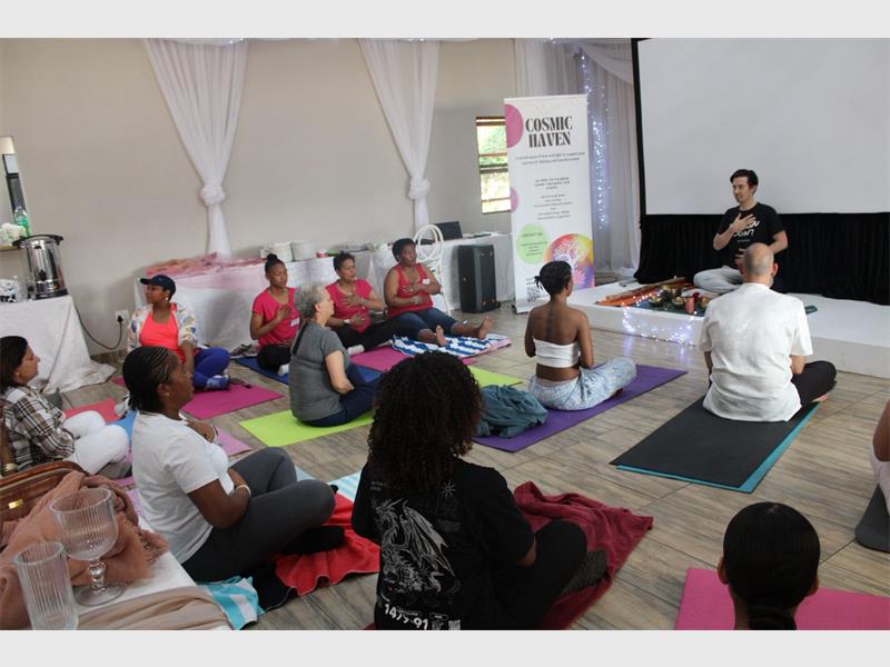 Cosmic Haven brought together women from Lenasia, Finetown, Ennerdale, and surrounding areas for a day of reflection, self-love, and personal growth through powerful talks, movement, and mindfulness at Misty River.