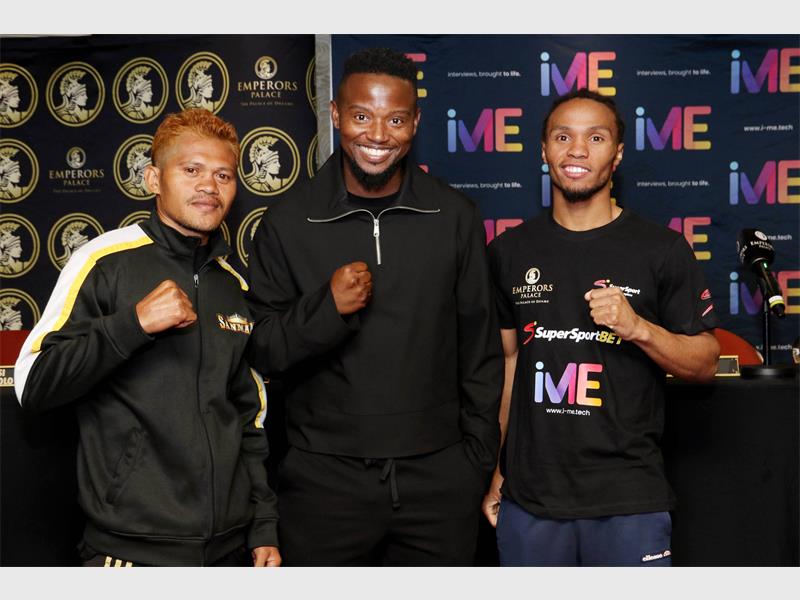 Charlton Malajika faces veteran Froilan Saludar at Emperors Palace, while Bryan Thysse and Michael Head fight for SA light heavyweight glory.