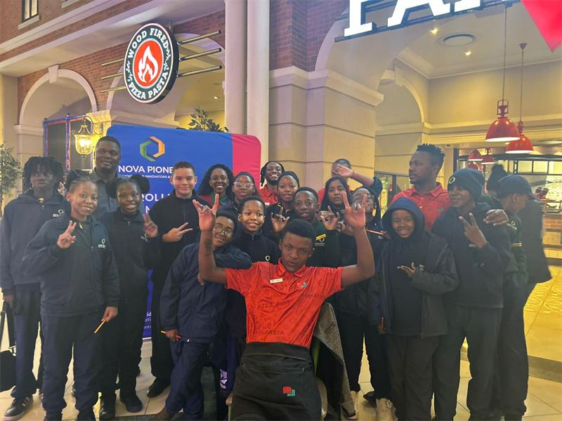 Grade Seven learners swap books for aprons at Panarottis, gaining hands-on experience in hospitality and teamwork.