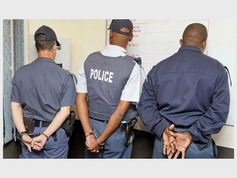The Booysens Magistrate’s Court granted each officer R10 000 bail after they were arrested by the JMPD Tactical Reaction Unit.