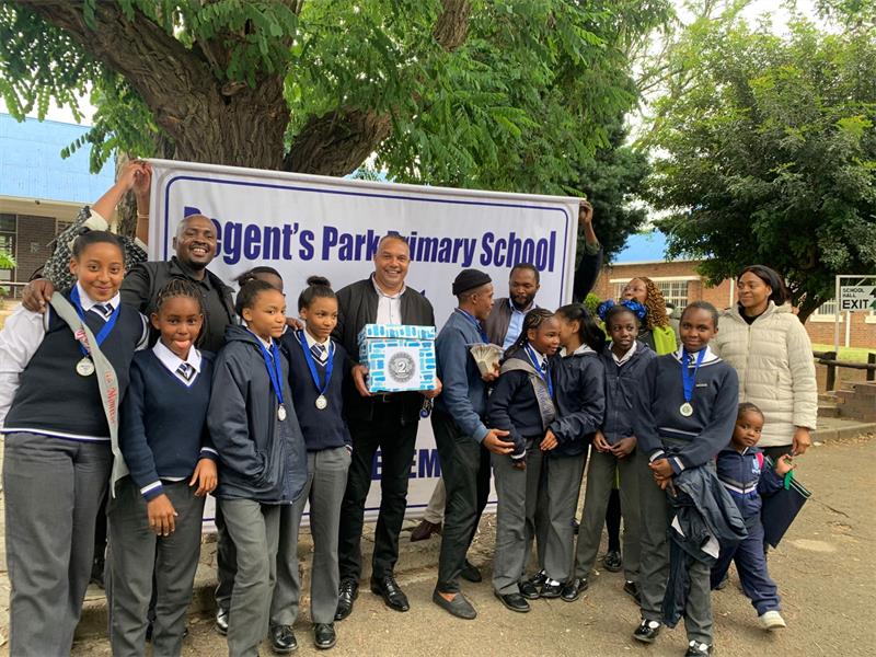 Regents Park Primary makes history with top achievement.