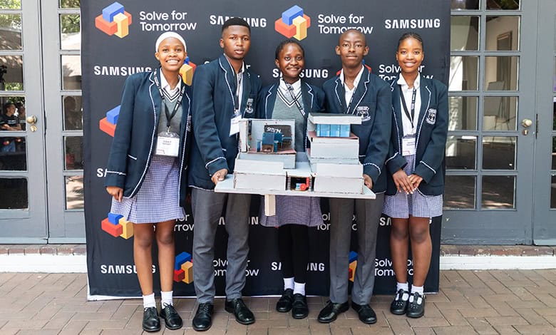 Tembisa West Secondary School with their Prototype