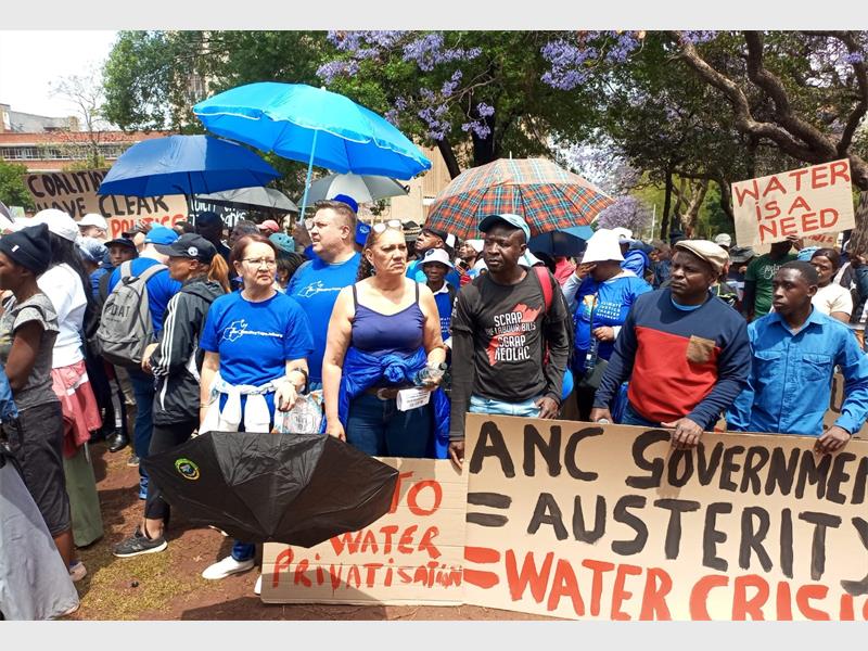 Communities across Johannesburg came together in a powerful protest calling for accountability and urgent solutions to the city’s worsening water crisis.