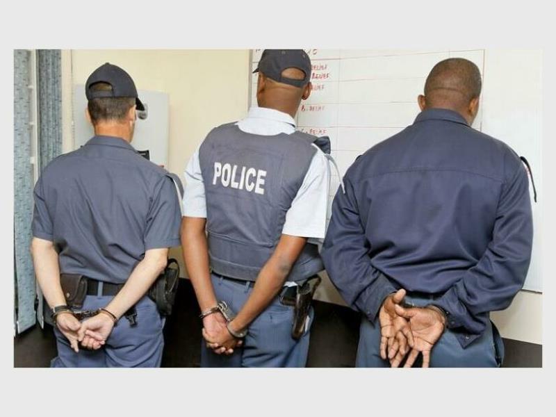 The seven SAPS members are accused of kidnapping a zama zama, demanding cash and were later intercepted by the JMPD TRU.