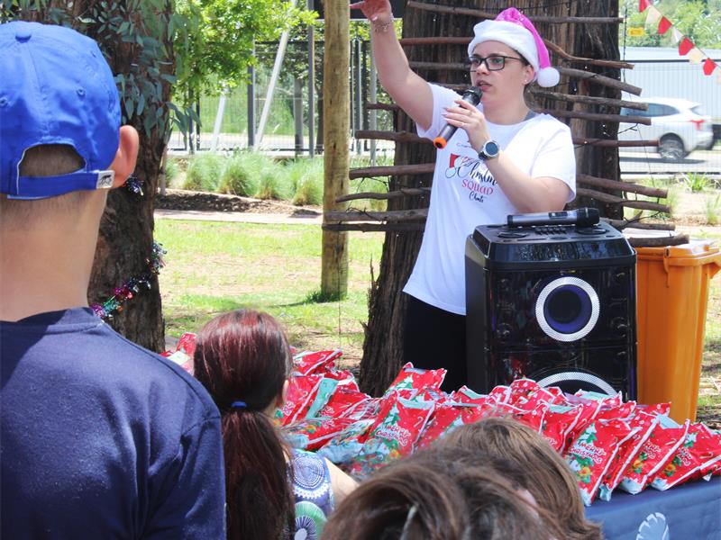 Treats and fun for children from orphanages and foster homes.