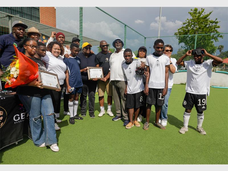 The inaugural awards celebrated outstanding athletes and contributors dedicated to growing blind football in Johannesburg.