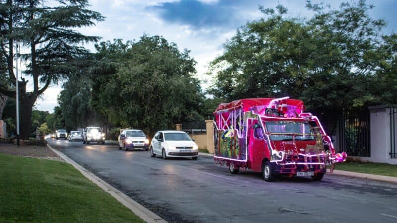 Children and adults alike lined the roads as the Mondeor CPF Sector 2 Santa Bus Drive delivered smiles, treats and a strong sense of community.