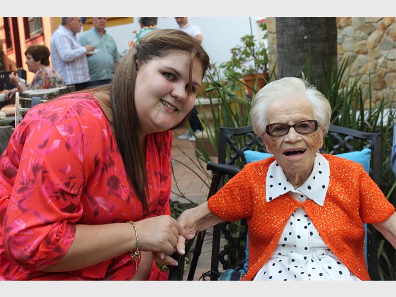 The 100th birthday of Clementina Lourinho.