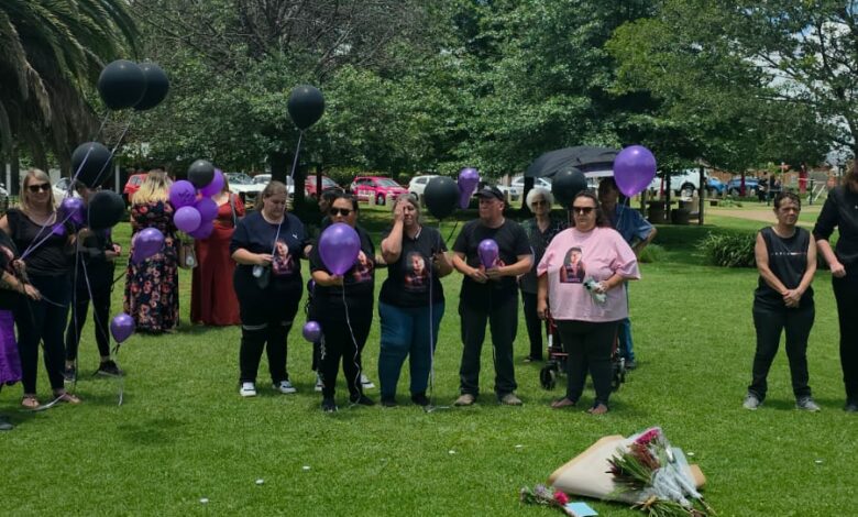 Family, friends and residents came together at Meyersdal Estate Park for a moving memorial celebrating the life of Juanita Vermeulen, remembering her love, strength and legacy while standing in solidarity with her loved ones and all women affected by violence.