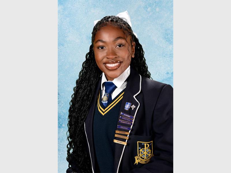 Deandré Mackay from Elands Park, is one of Sacred Heart College’s standout Class of 2025 achievers.