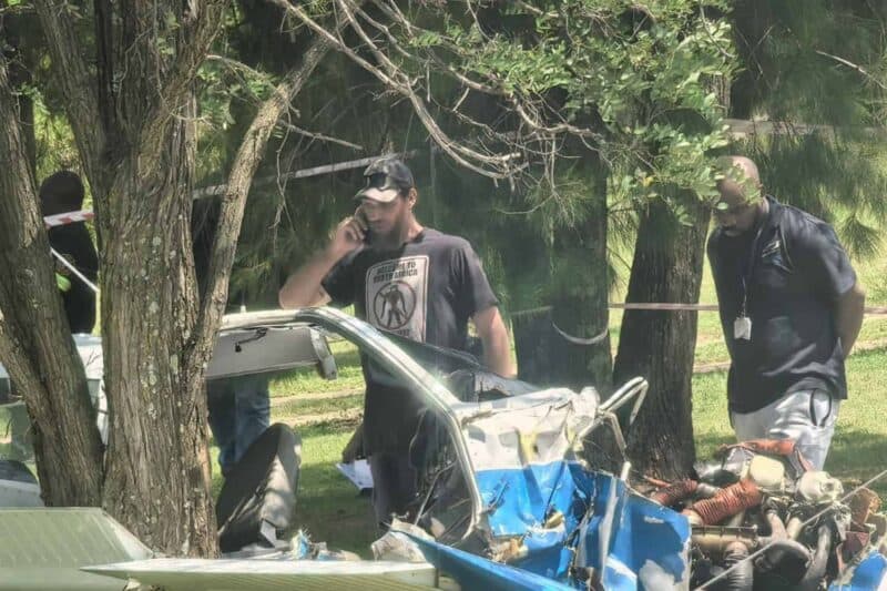 A helicopter in Alberton and a fixed-wing plane in Midrand were involved in separate training accidents, with both under investigation by the AIID.