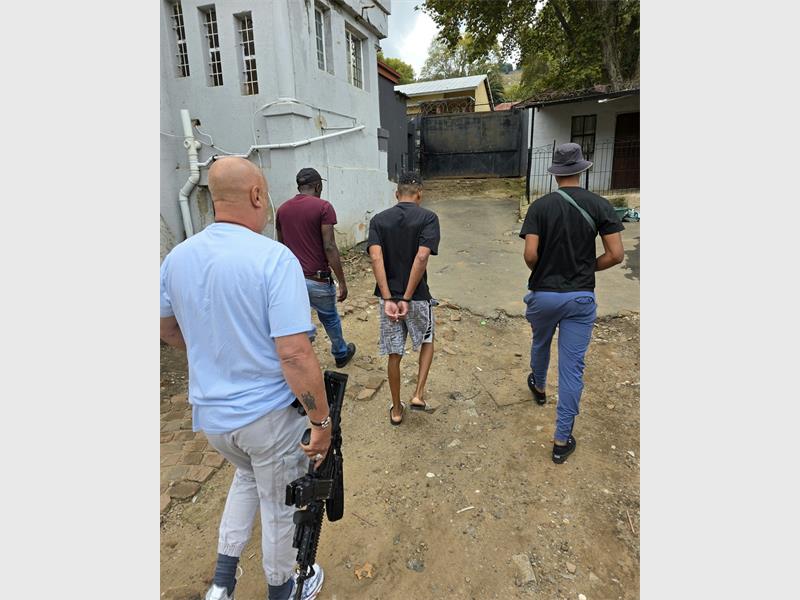 Authorities have disrupted a notorious armed gang responsible for over 35 serious offences in Glenanda, Mondeor, Oakdene, Glenvista and Mulbarton, with two suspects in custody and six still at large.