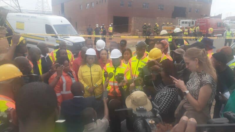 Mayor Dada Morero confirms the structure had no approved building plans; one person is still believed to be trapped under rubble.