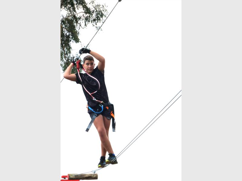 Test your adrenaline at the Acrobranch Thaba.