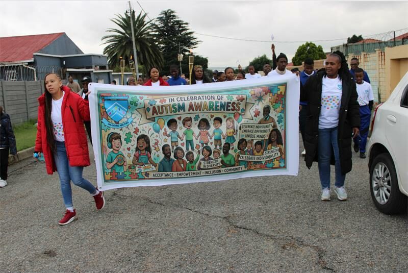 Tamarisk Special School brought the community together to learn about autism, support learners and spread hope through awareness walk