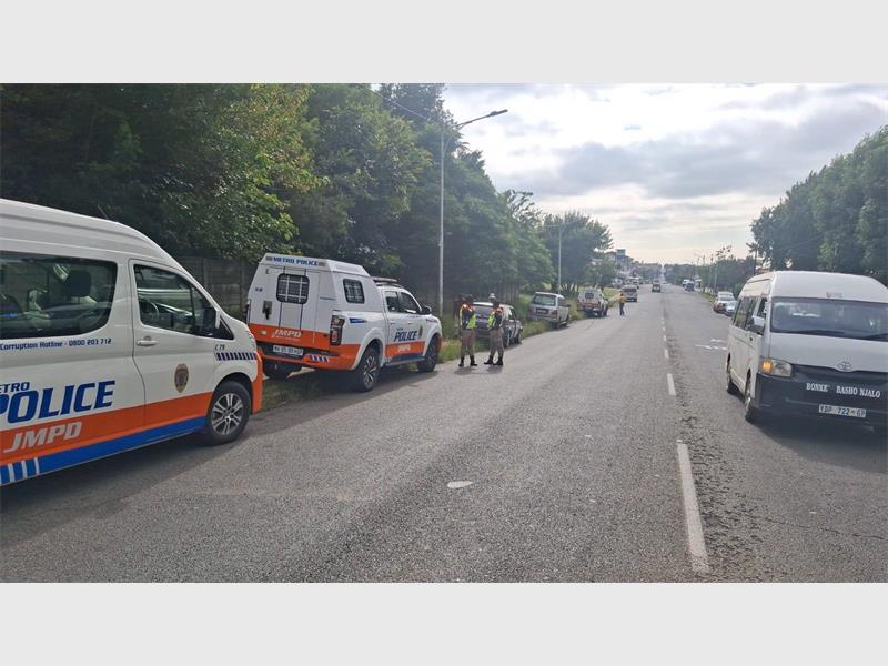 A heightened law enforcement presence will be deployed across Johannesburg’s high-risk areas this long weekend as authorities intensify efforts to prevent avoidable road deaths.