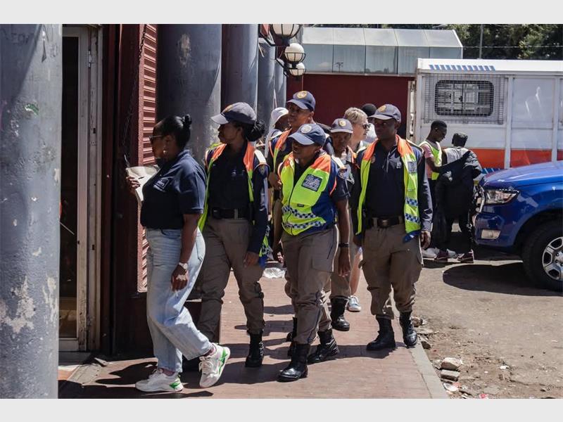 The City of Johannesburg and JMPD conducted a by-law enforcement operation targeting illegally occupied buildings, crime hotspots and non-compliant spaza shops.