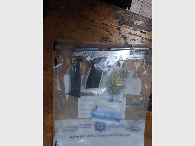 Nine suspects aged between 20 and 37 were arrested in separate operations across Johannesburg and Ekurhuleni, with police recovering unlicensed firearms, drugs, a replica pistol and stolen property.