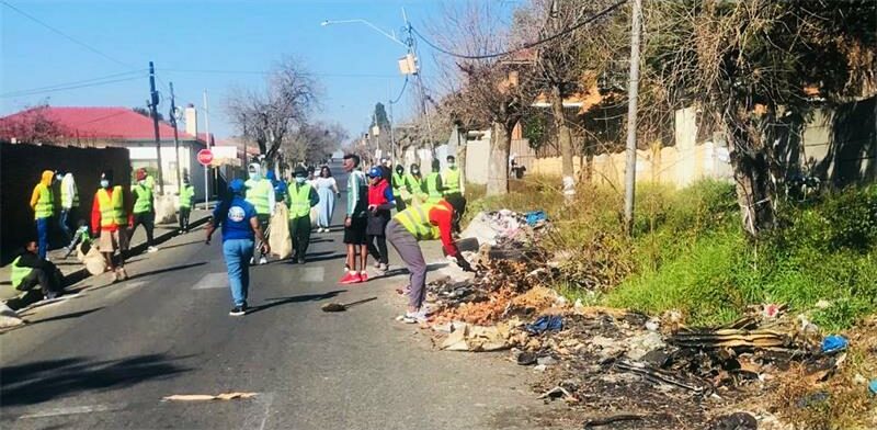 The initiative targeted illegal dumping sites in the community.
