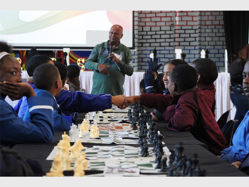 The school invited four other schools to play resulting in more than 150 learners taking part in the fifth tournament hosted at the school.