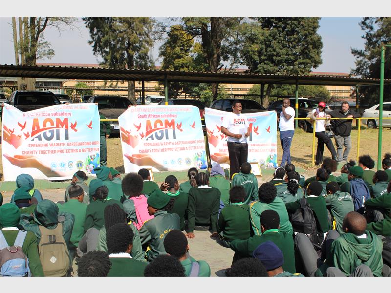 Hoërskool Die Fakkel receives boost from AGM charitable foundation.