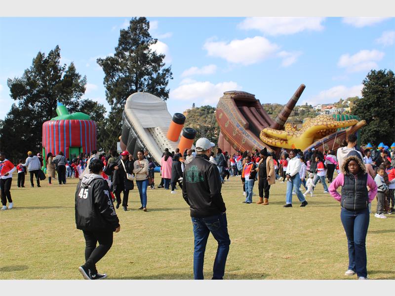 The school celebrated its golden jubilee with giant inflatables, delicious food and a tribute to the generations who shaped its legacy.