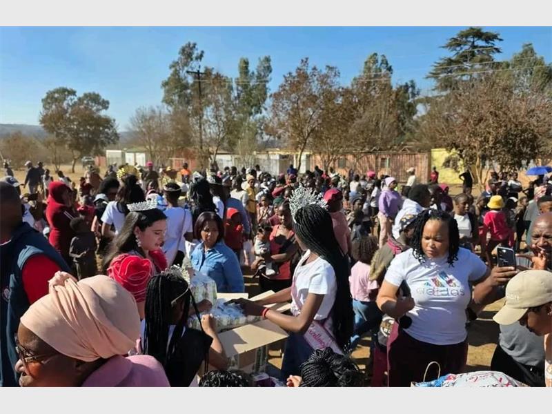 Food, clothing, winter essentials and sanitary products reached hundreds of vulnerable families in the Eikenhof Jackson Informal Settlement.