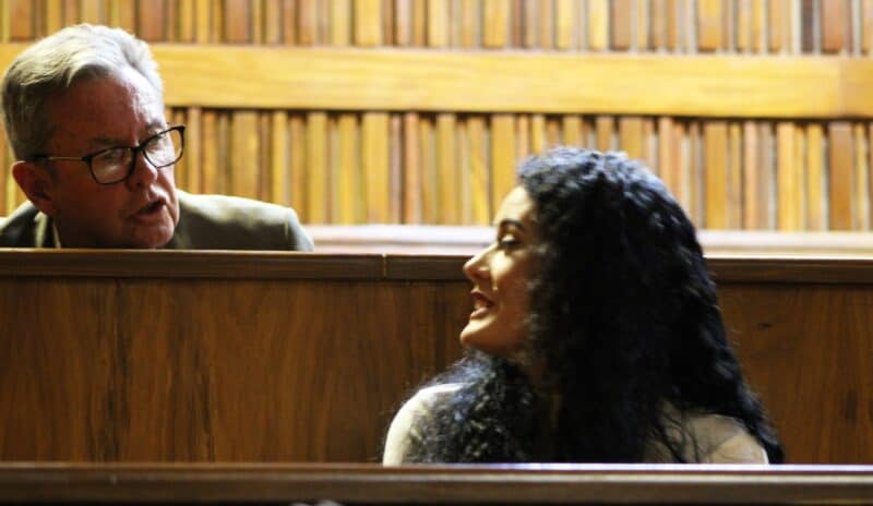 The interruption followed a complaint from Elie Challita about alleged facial gestures while he was giving evidence at the Johannesburg High Court.