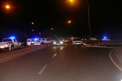 The hijacked vehicle was apprehended close by the entrance to Aspen Hills, near Liefde en Vrede.