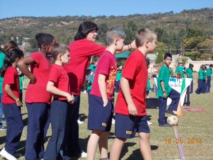It was all fun and games at the annual sports day at Hartford College recently, with the youngsters competing in teams against each other.