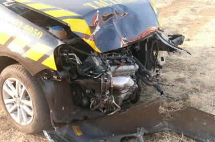 A D&D Tactical vehicle was involved in the collision.