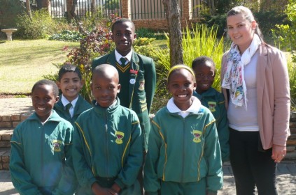 Mondeor Primary School’s cross country runners recently went to District Trials on Saturday September 6. With their coach, Lisa Doran, front: Wendy Kubeka, Lucas Msane and Tshedza Mulaudzi. Back: Qiyaam Dean, Murembiwa Manyaga and Norah Zulu.   