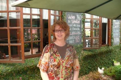 Celeste White, who owns A Pinch of Thyme.