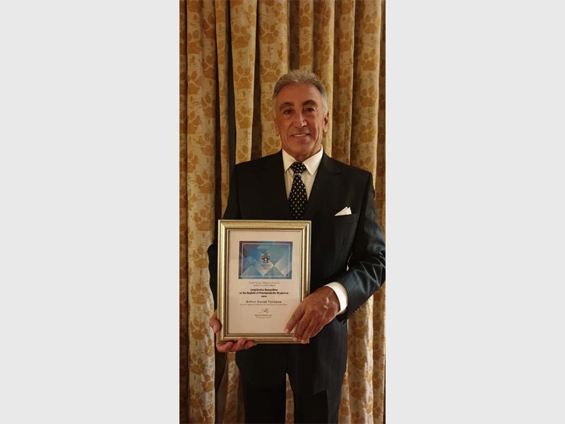 Arthur’s Pharmacy receives Lifetime Achievement Award Comaro Chronicle